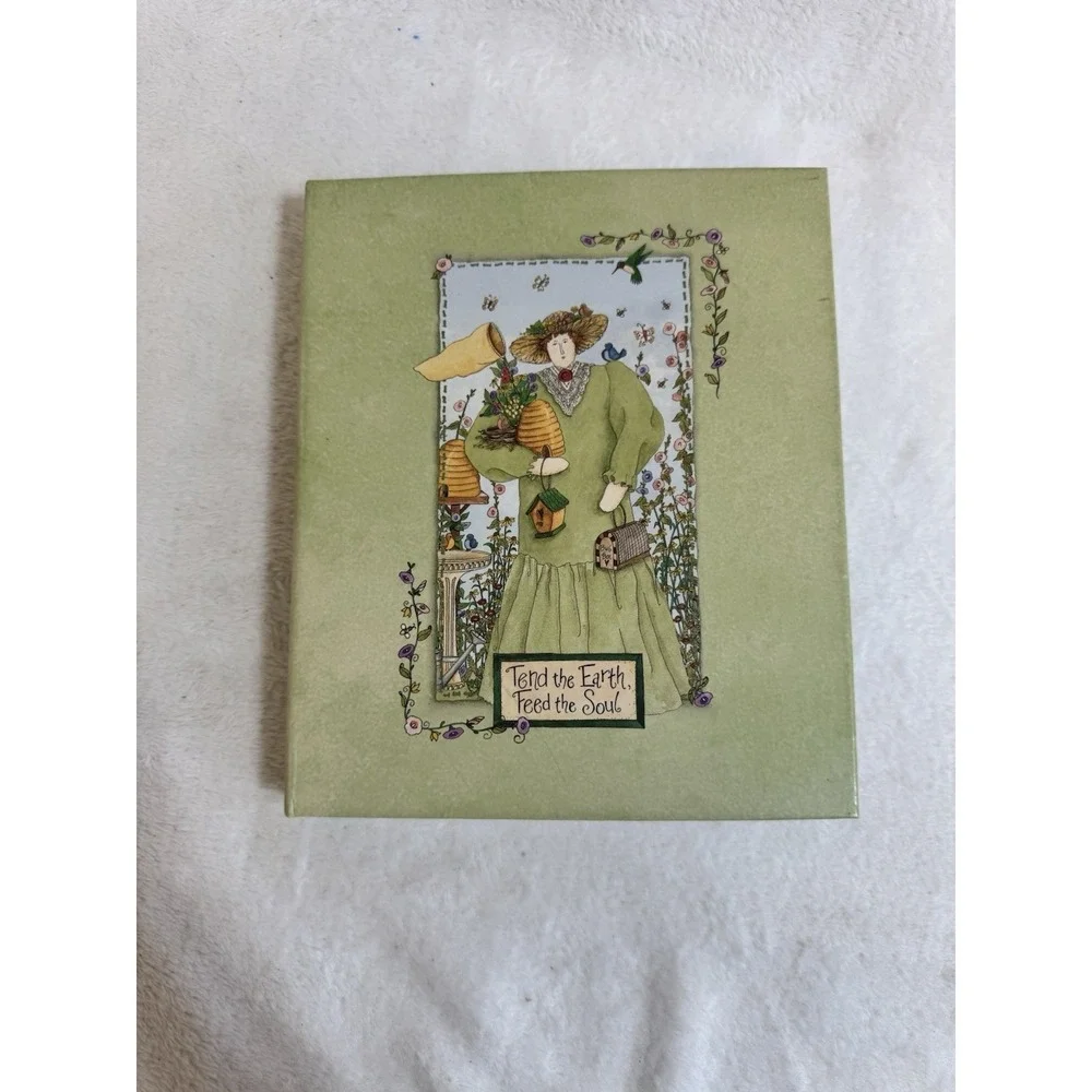 Tend the Earth Feed the Soul Garden Hardcover Journal Organizer w/ Pockets